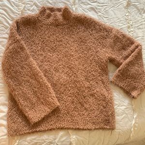 Cozy Peach Shag Sweater 🍑